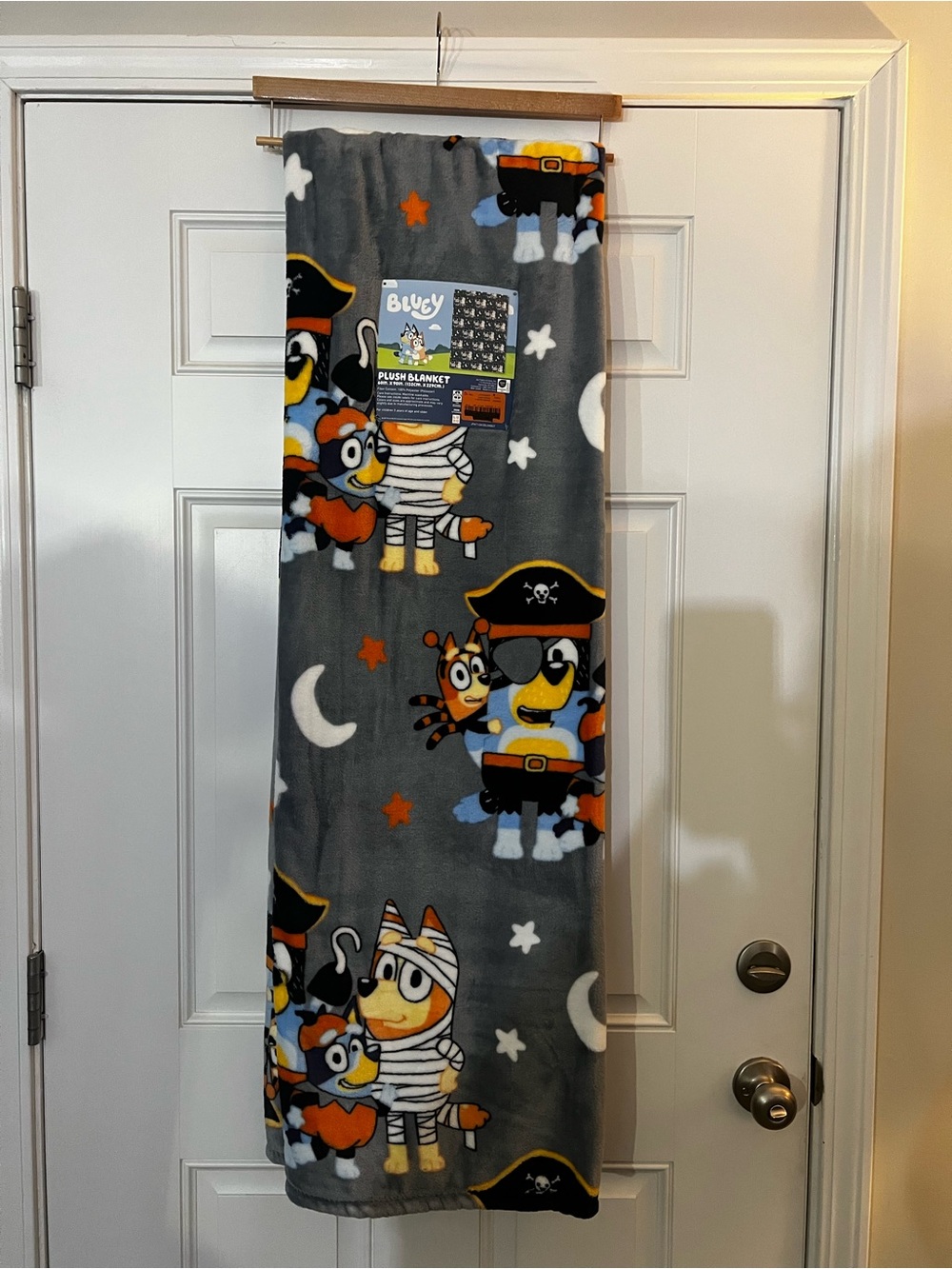 Bluey Halloween oversized blanket